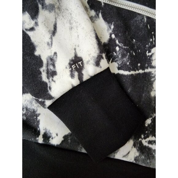 Nike Fly Black & White Tie-Dye Hoodie Sweatshirt Athleisure Active Streetwear XS - Picture 16 of 16